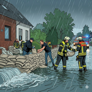 Schutz vor Starkregen – Sandsäcke in der Praxis